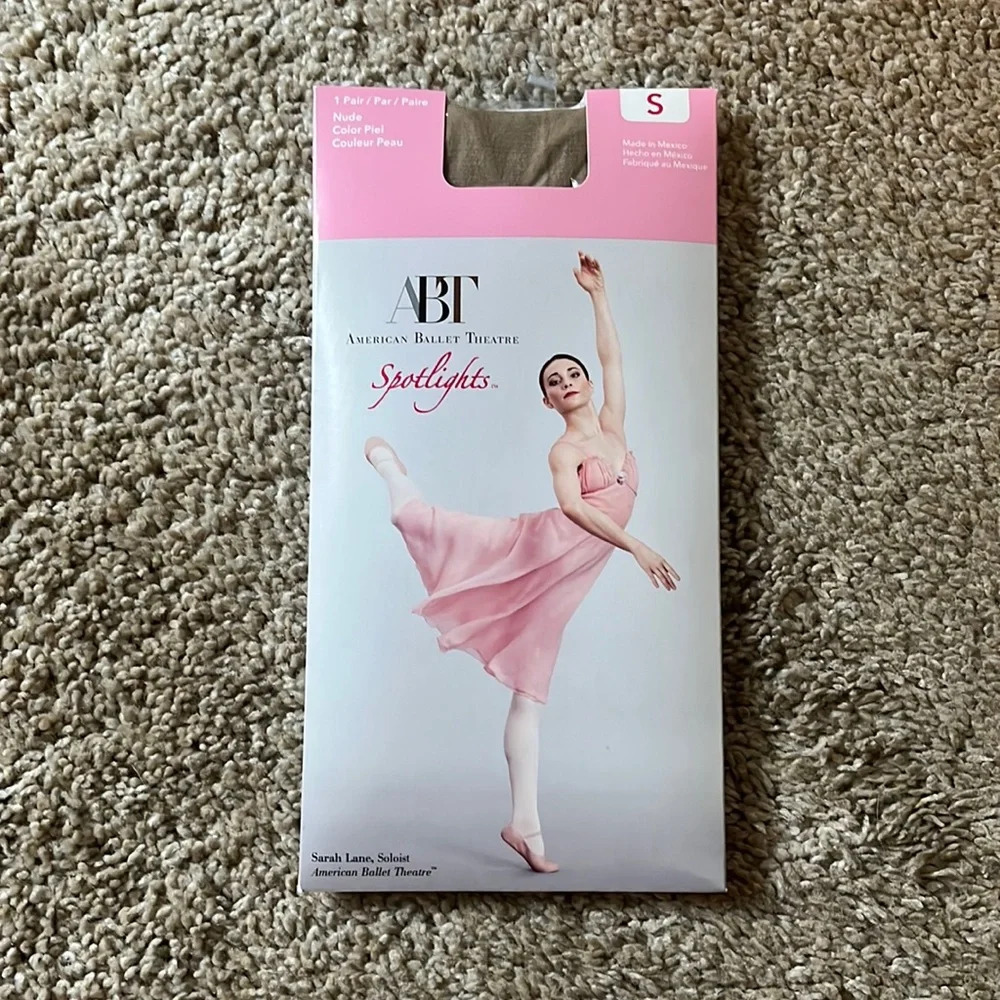 Girls dance tights new nude size small